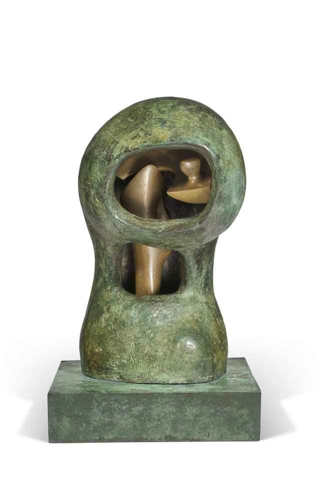 Helmet Head No. 4: Interior-Exterior by Henry Moore