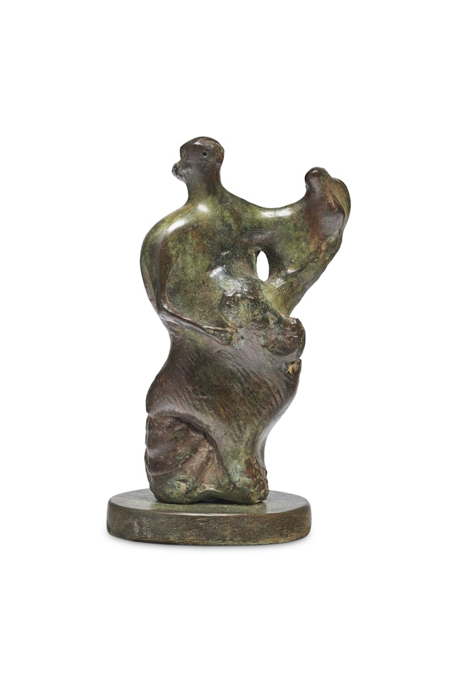 Maquette for Mother and Child: Upright by Henry Moore