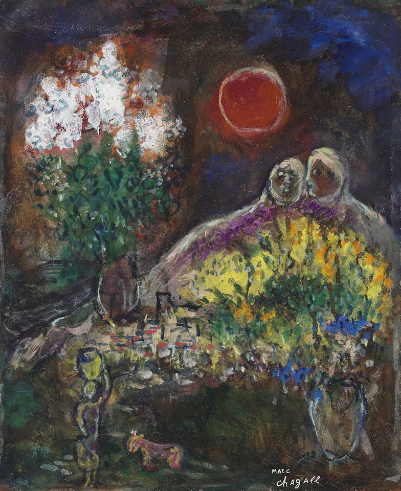 Etude pour "Le Baou de Saint-Jeannet" by Marc Chagall