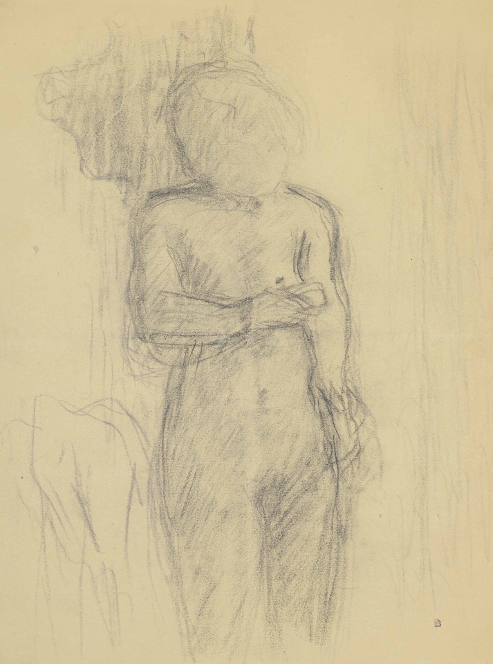 Etude pour un nu debout (inachevé) by Pierre Bonnard