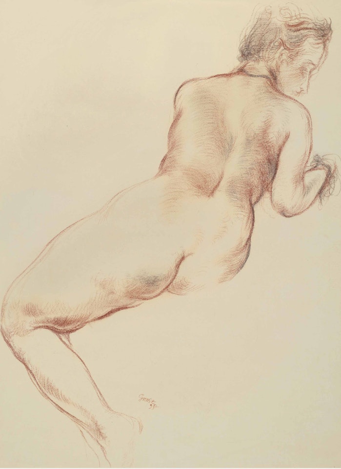 Seated Nude by George Grosz