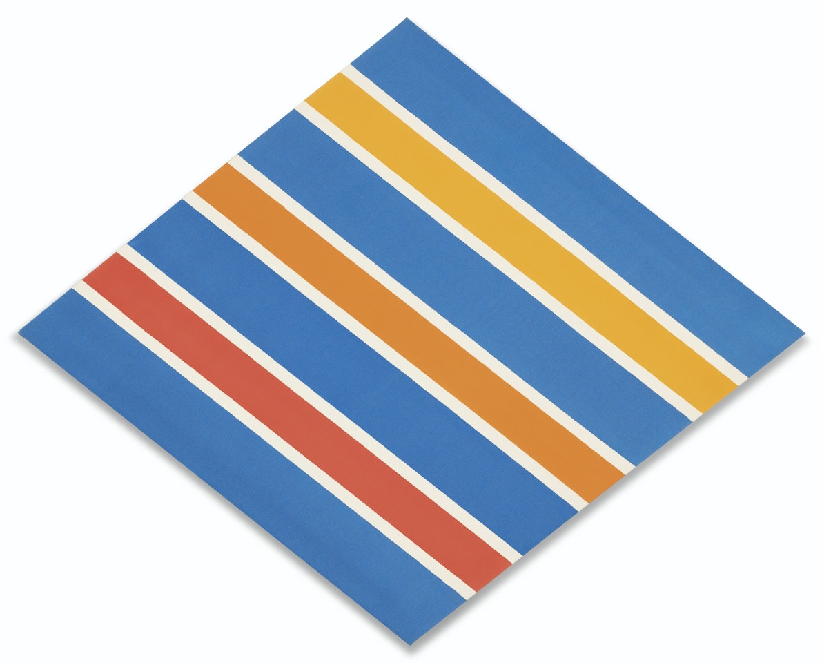 Orange and Blue by Kenneth Noland
