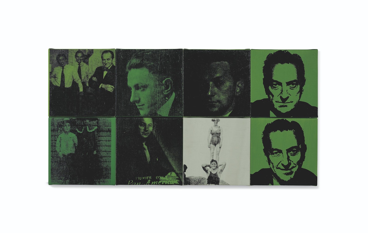 Sidney Janis [Eight Works] by Andy Warhol