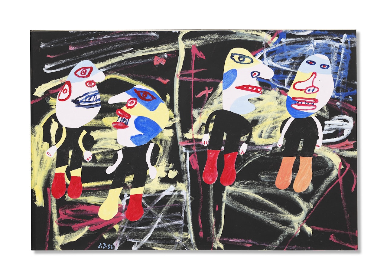 Collogues vehements by Jean Dubuffet