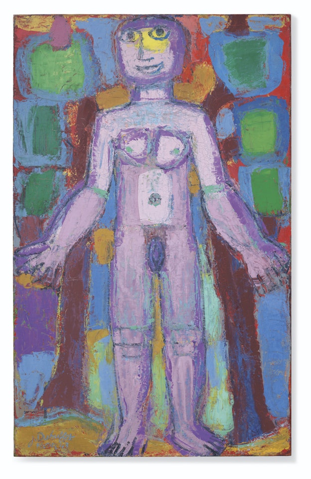 Femme nue sortant du bois by Jean Dubuffet