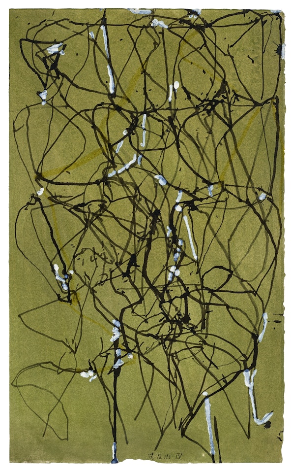 (Hydra, Summer, 1990) IV by Brice Marden