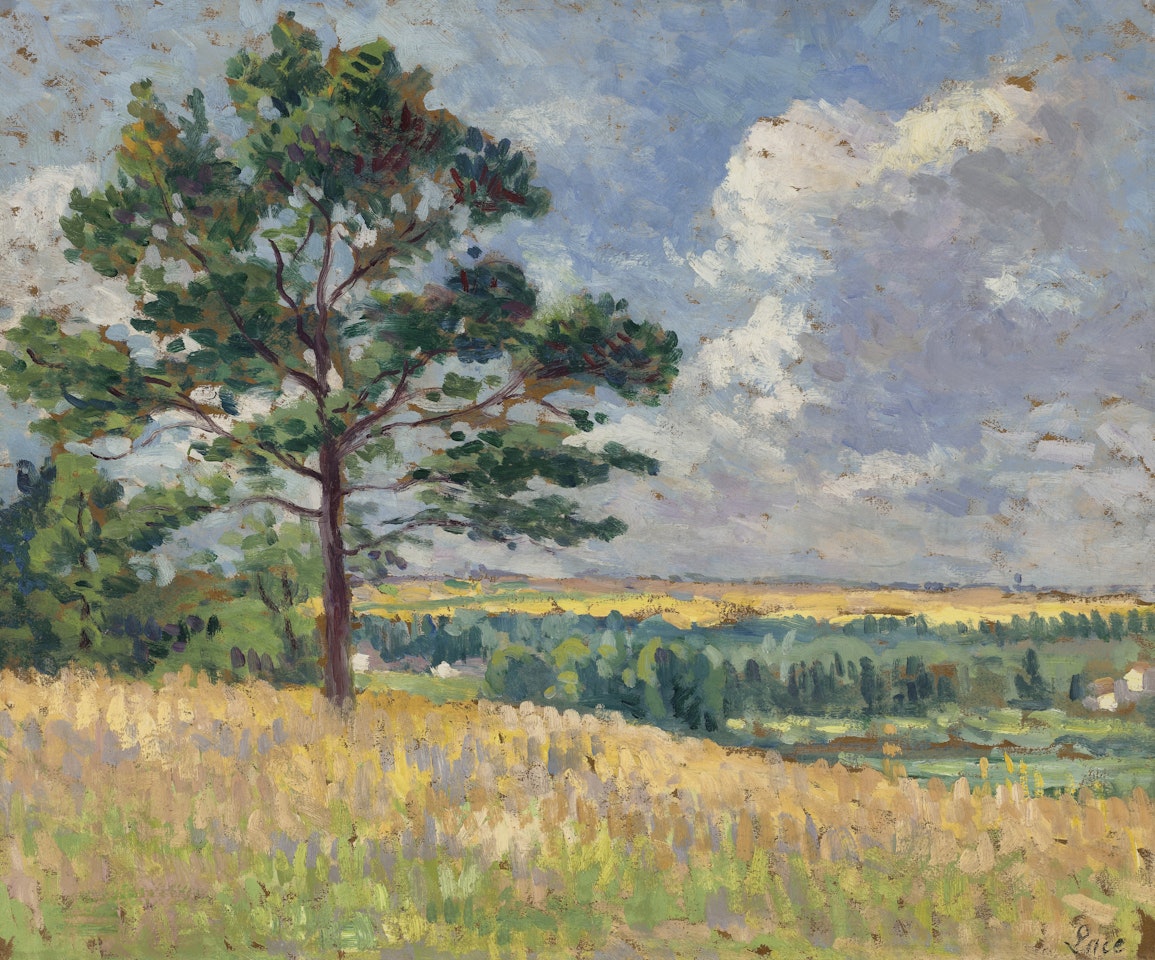 Paysage près de Méréville by Maximilien Luce