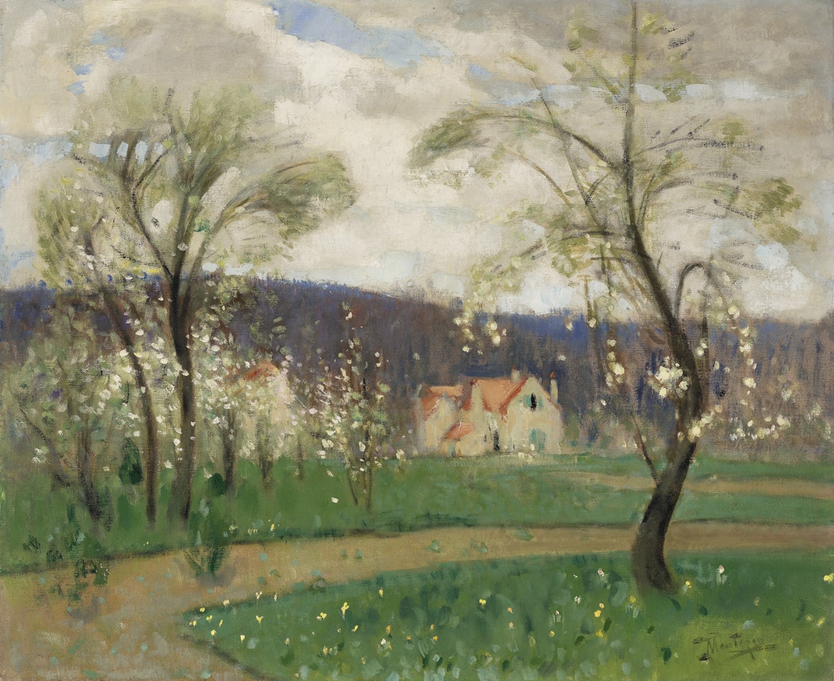 Paysage by Pierre Eugène Montezin