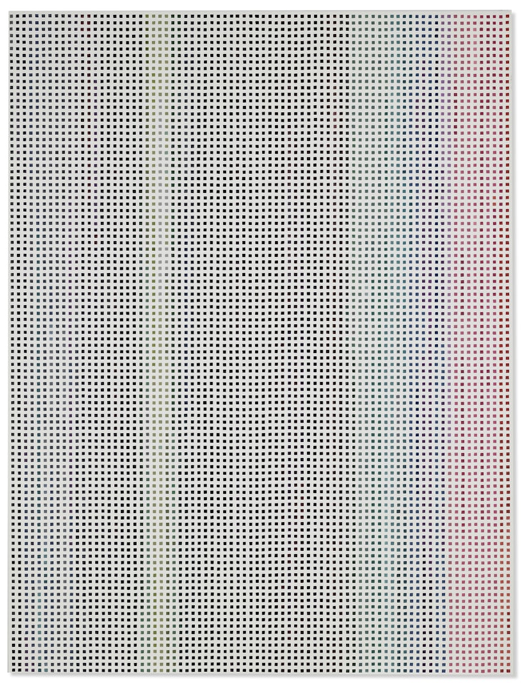 Stochastic Process Painting 2 by Cheyney Thompson