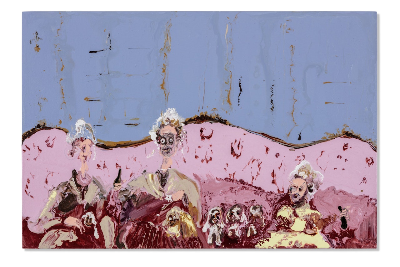 Pink Couch by Genieve Figgis