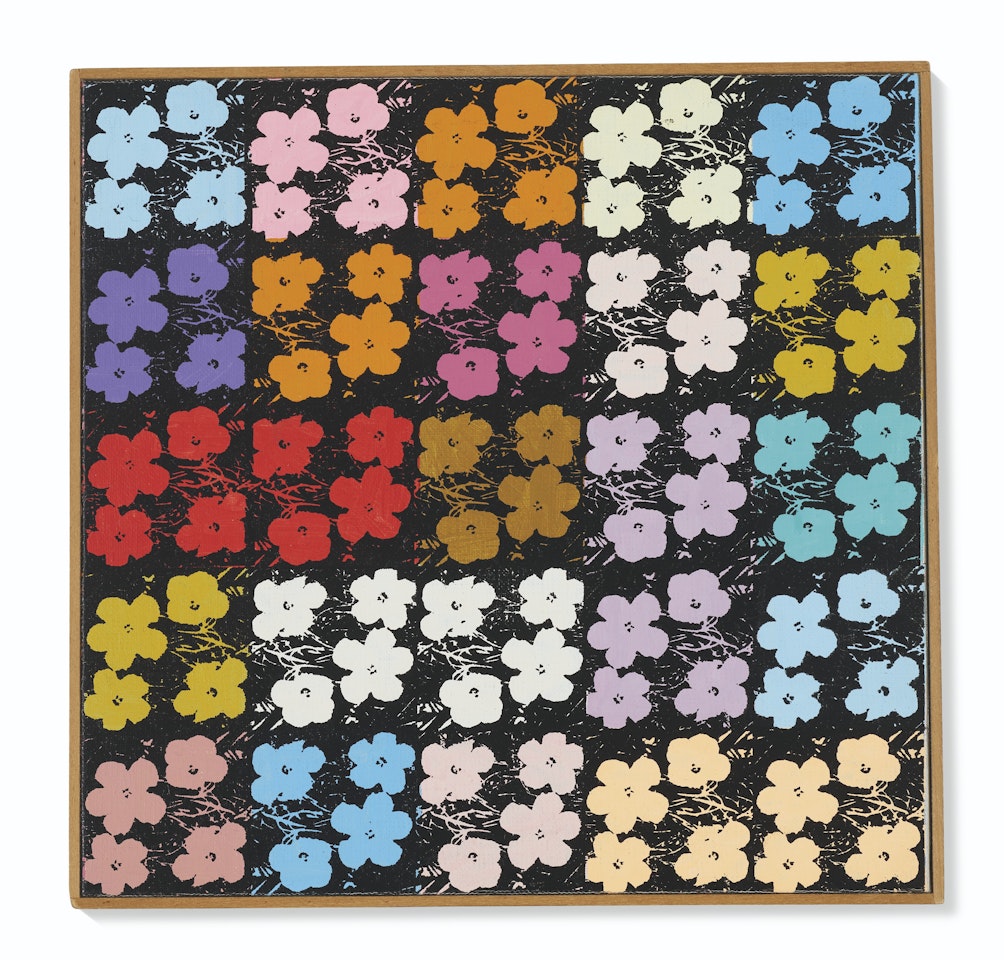 Andy Warhol, '25 Flowers #1', 1963 by Richard Pettibone