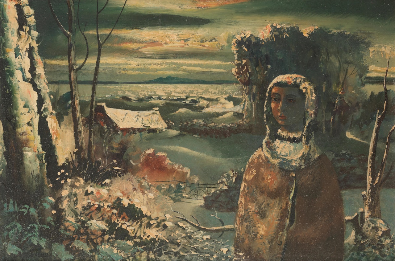 Figure in Snow by Daniel O'Neill