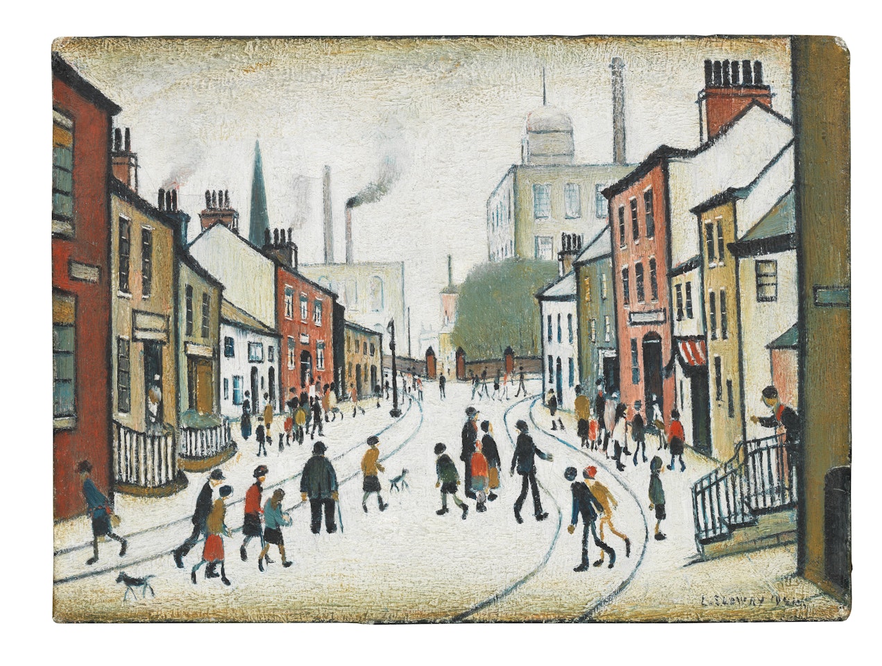 Street Scene  by Laurence Stephen Lowry