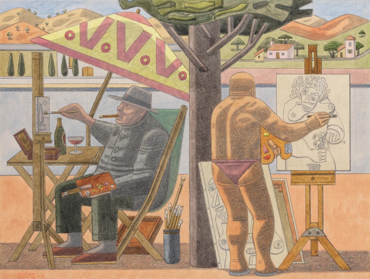 The Amateur and The Professional  by William Roberts
