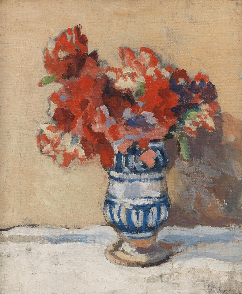 Flowers in a Blue Vase  by Christopher Wood