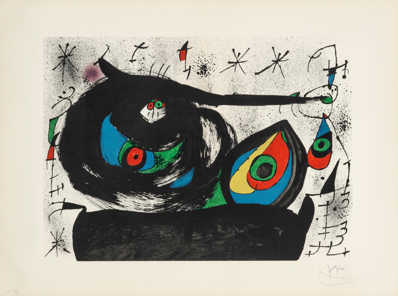 Homenatge a Joan Prats by Joan Miró