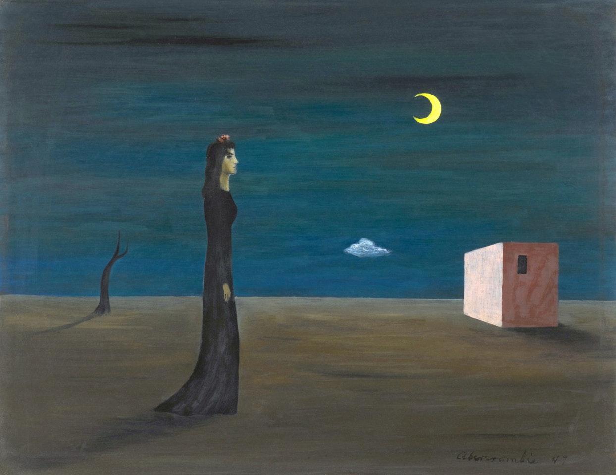Figure Facing East by Gertrude Abercrombie