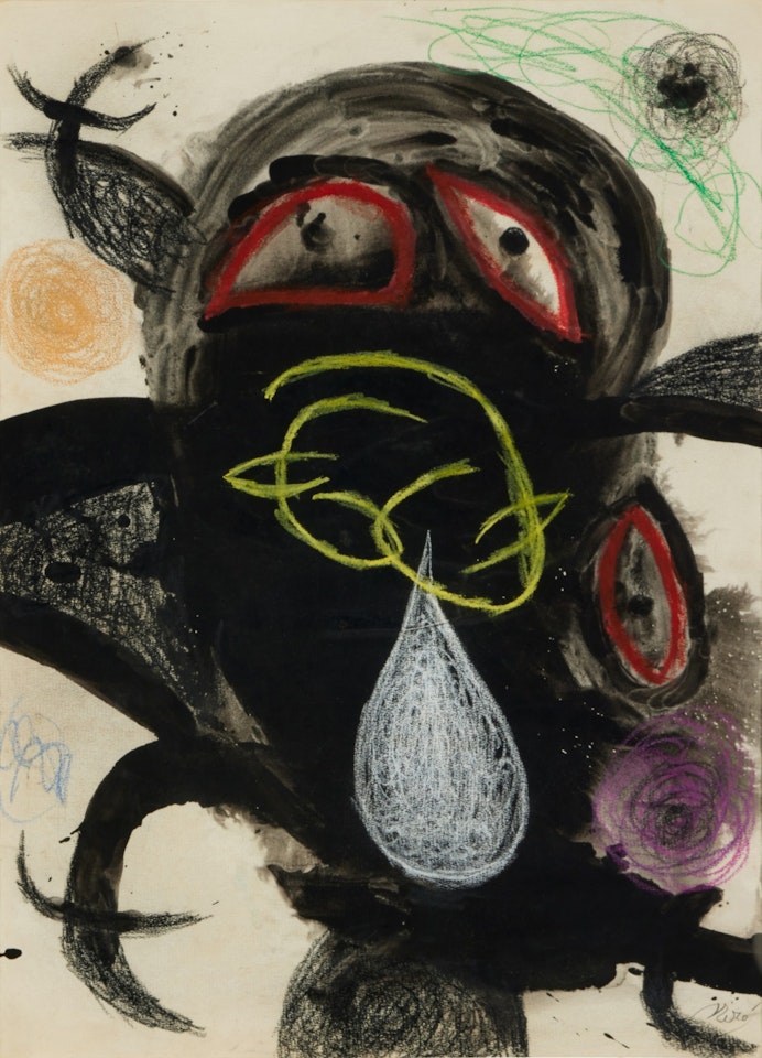 Femme et oiseau II by Joan Miró