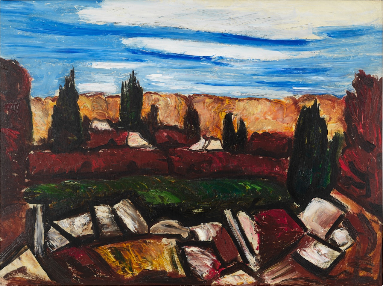 Autumn Dogtown Commons by Marsden Hartley