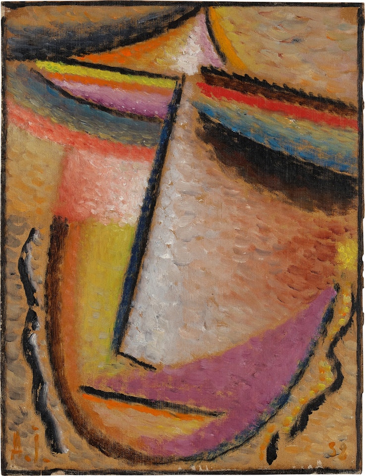 Abstrakter Kopf (Abstract Head) by Alexej von Jawlensky