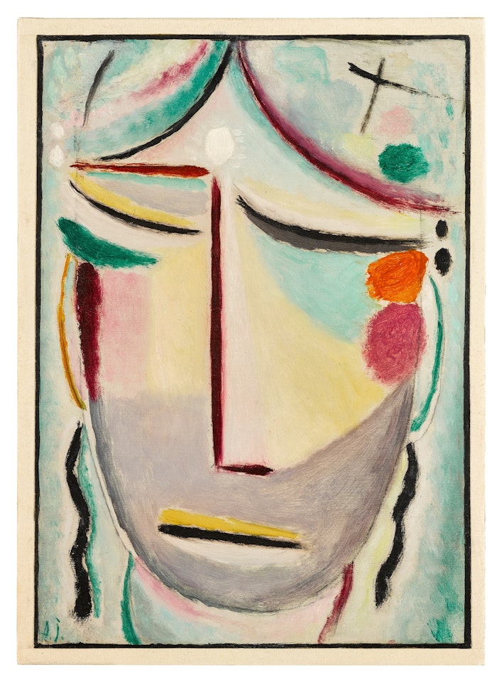 Heilandsgesicht: Mondlicht (Verheissung) (Savior's Face: Moonlight (Annunciation)) by Alexej von Jawlensky