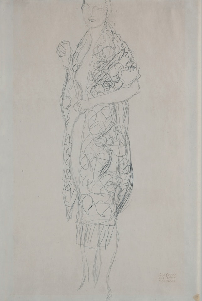 Studie für "Ria Munk III" (Study for "Ria Munk III") by Gustav Klimt