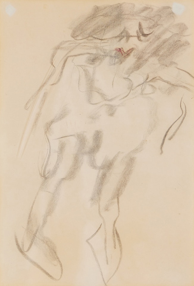 Woman with Red Lips by Willem de Kooning