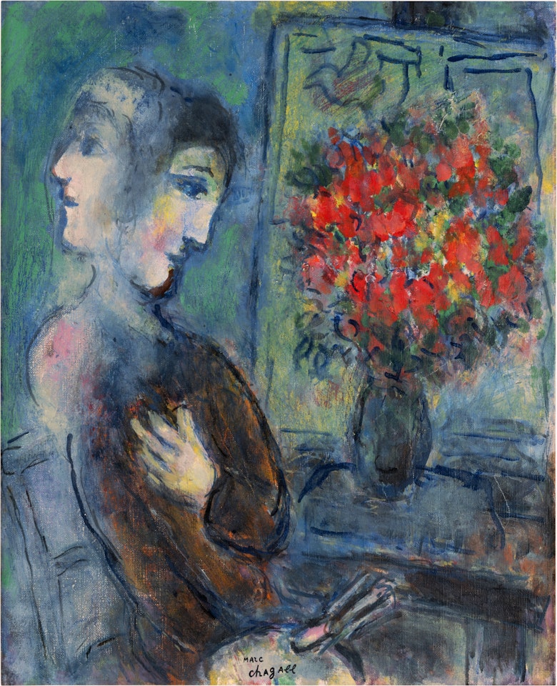 Le Peintre au double-profil by Marc Chagall