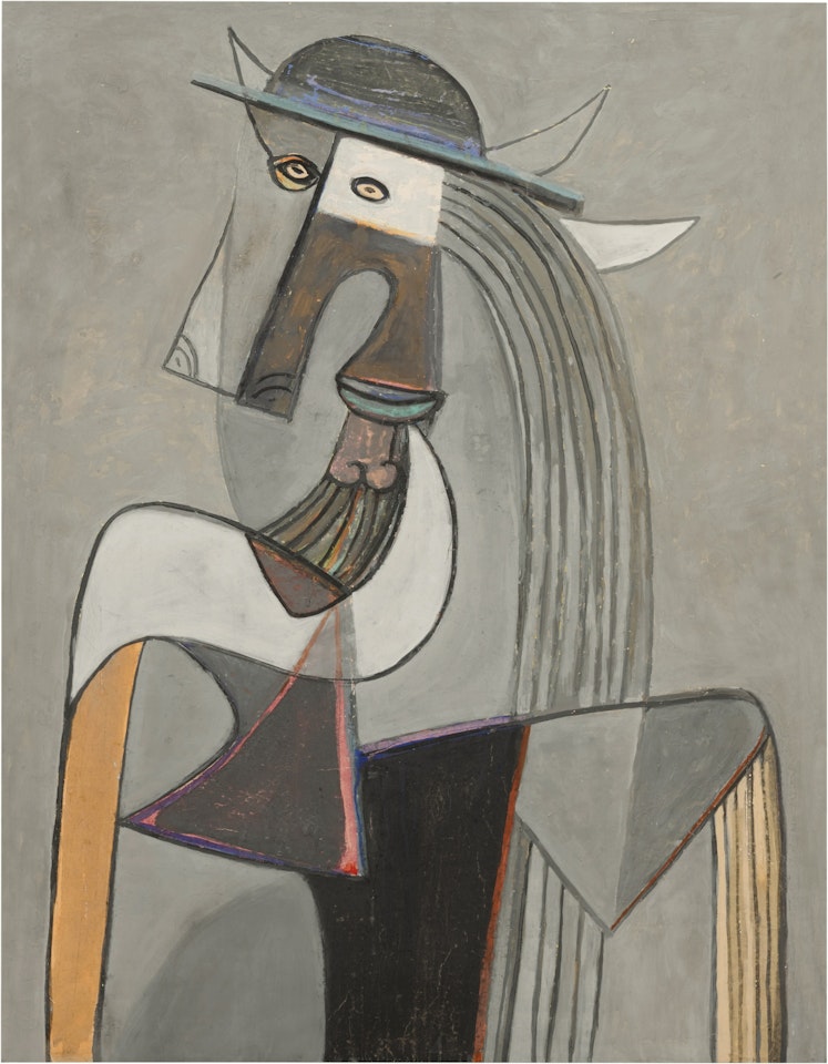 Personaje con sombrero by Wifredo Lam