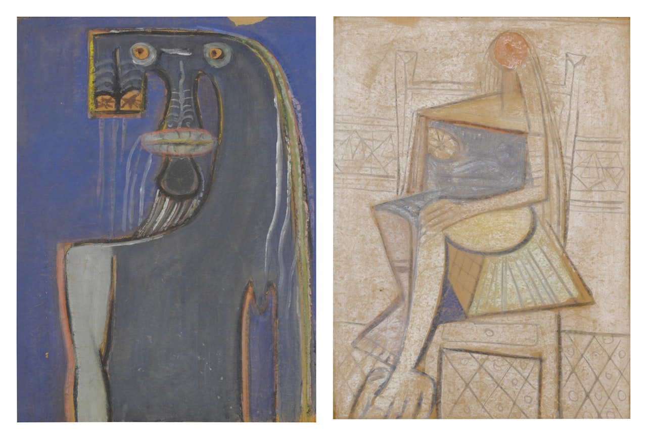 Femme-cheval (A Double-Sided Work) by Wifredo Lam