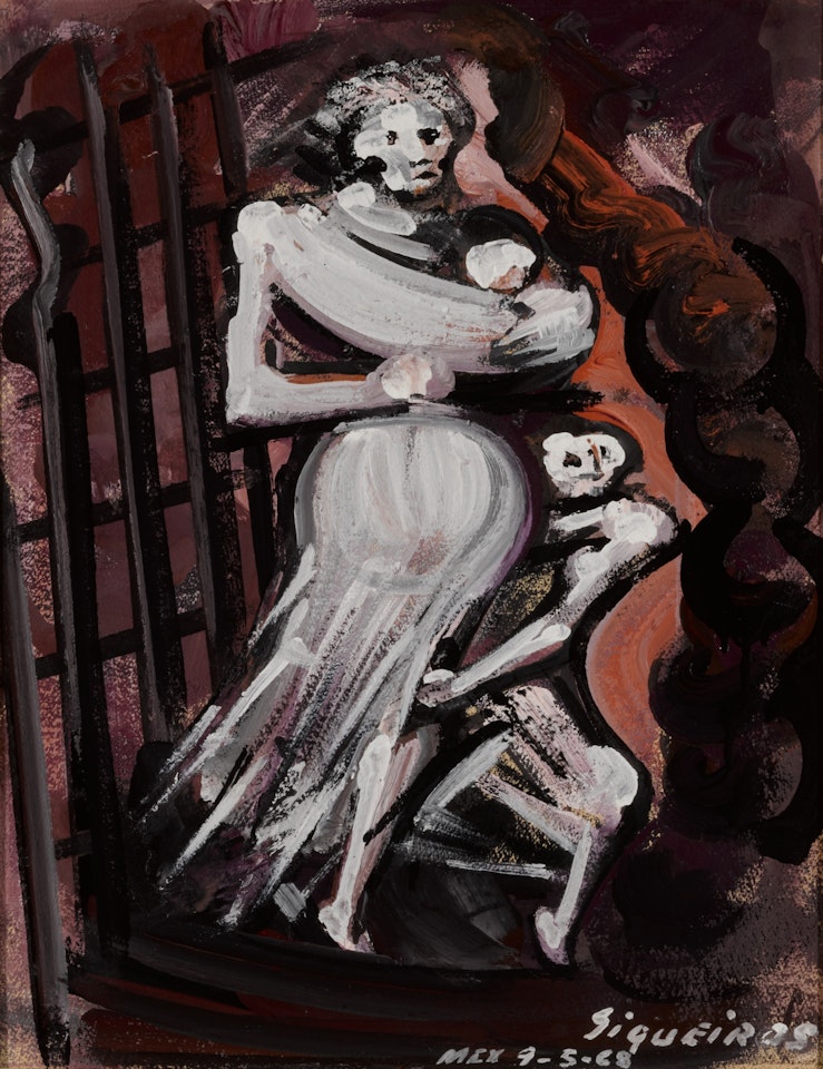 Estudio para el mural La Marcha de la Humanidad by David Alfaro Siqueiros