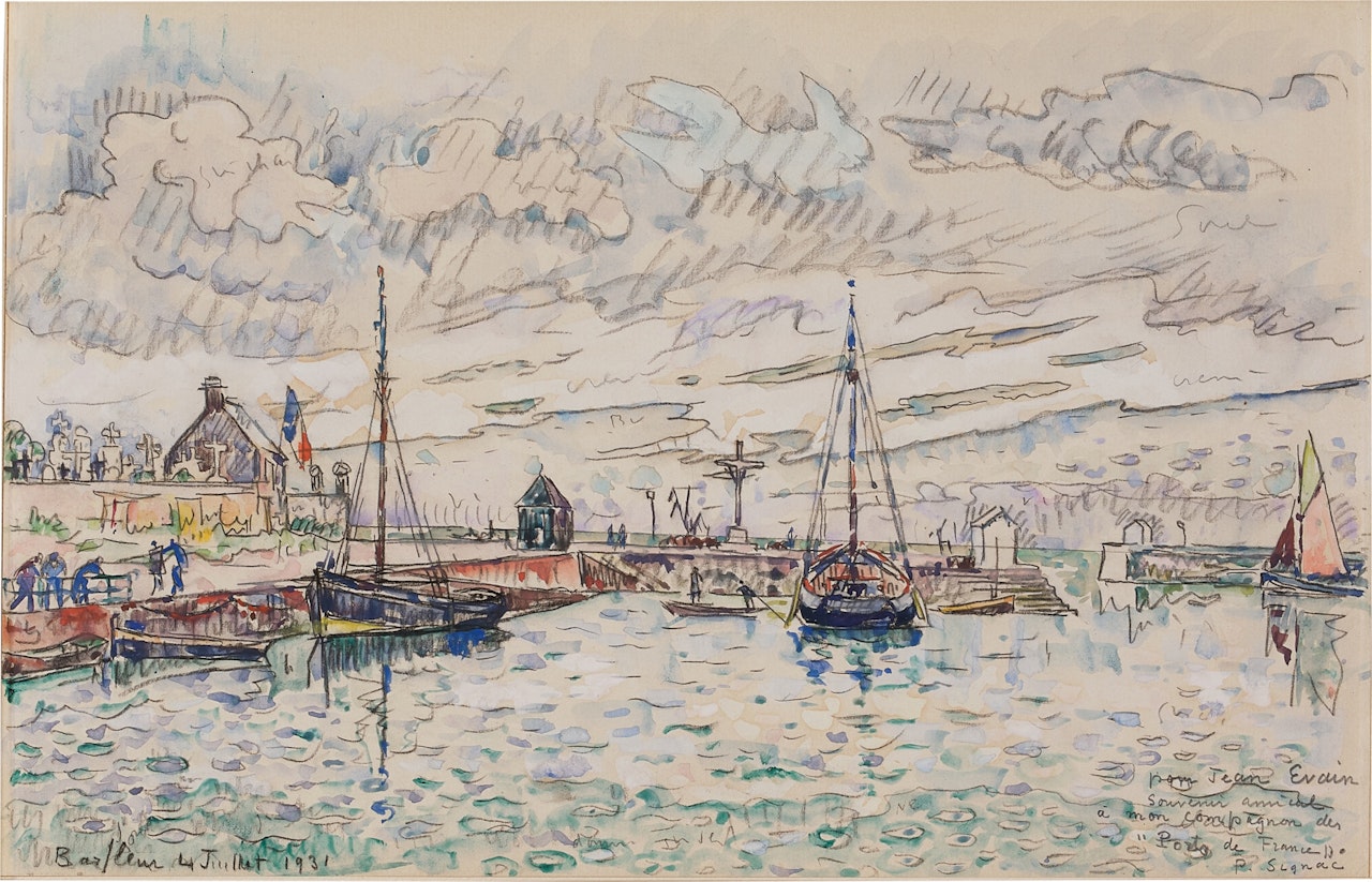 Barfleur by Paul Signac