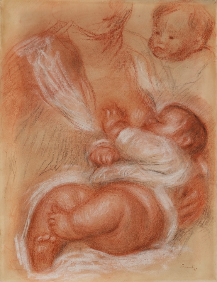 Mère allaitant by Pierre-Auguste Renoir