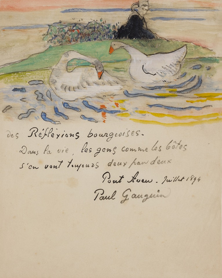 Réflexions bourgeoises by Paul Gauguin