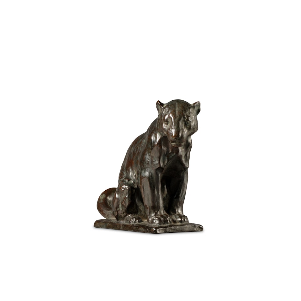 Jaguar assis by Rembrandt Bugatti