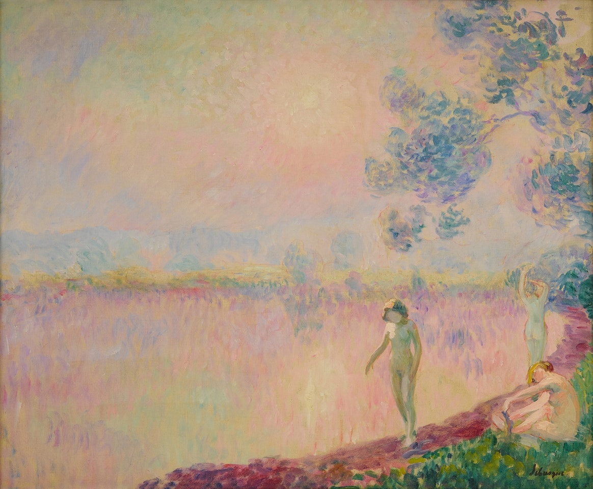 Baigneuses à l'étang de Saint-Pierre by Henri Lebasque