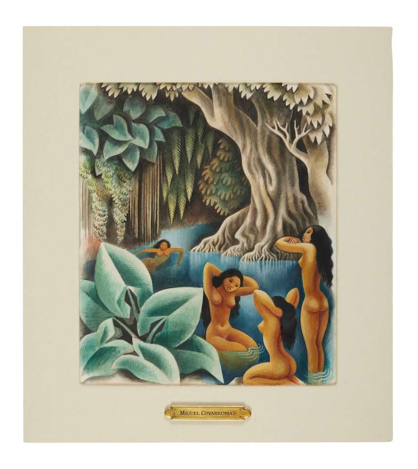 Bathing in the River by Miguel Covarrubias
