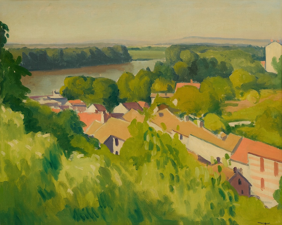Le Village d'Herblay, automne by Albert Marquet