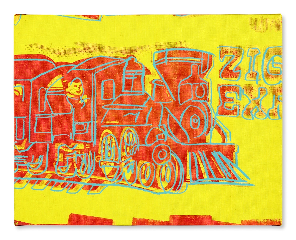 Train (Toy Painting) by Andy Warhol