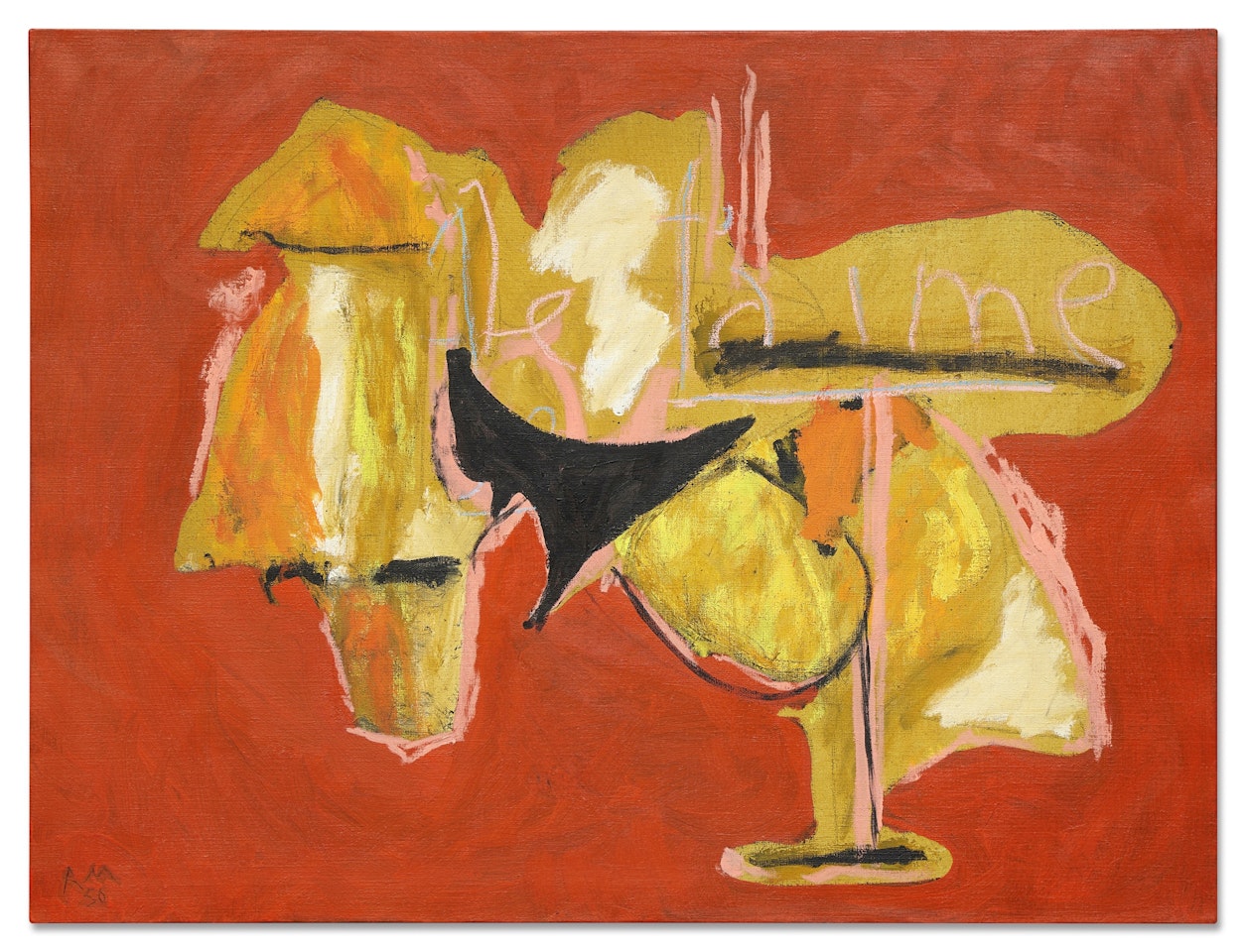 Je t'aime VII by Robert Motherwell