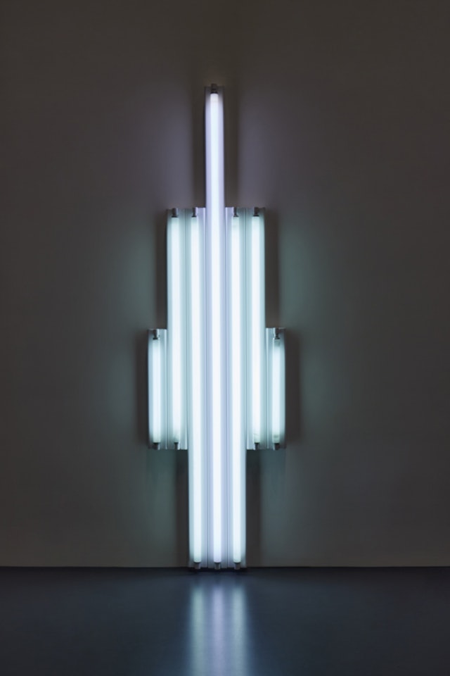 monument" for V. Tatlin by Dan Flavin