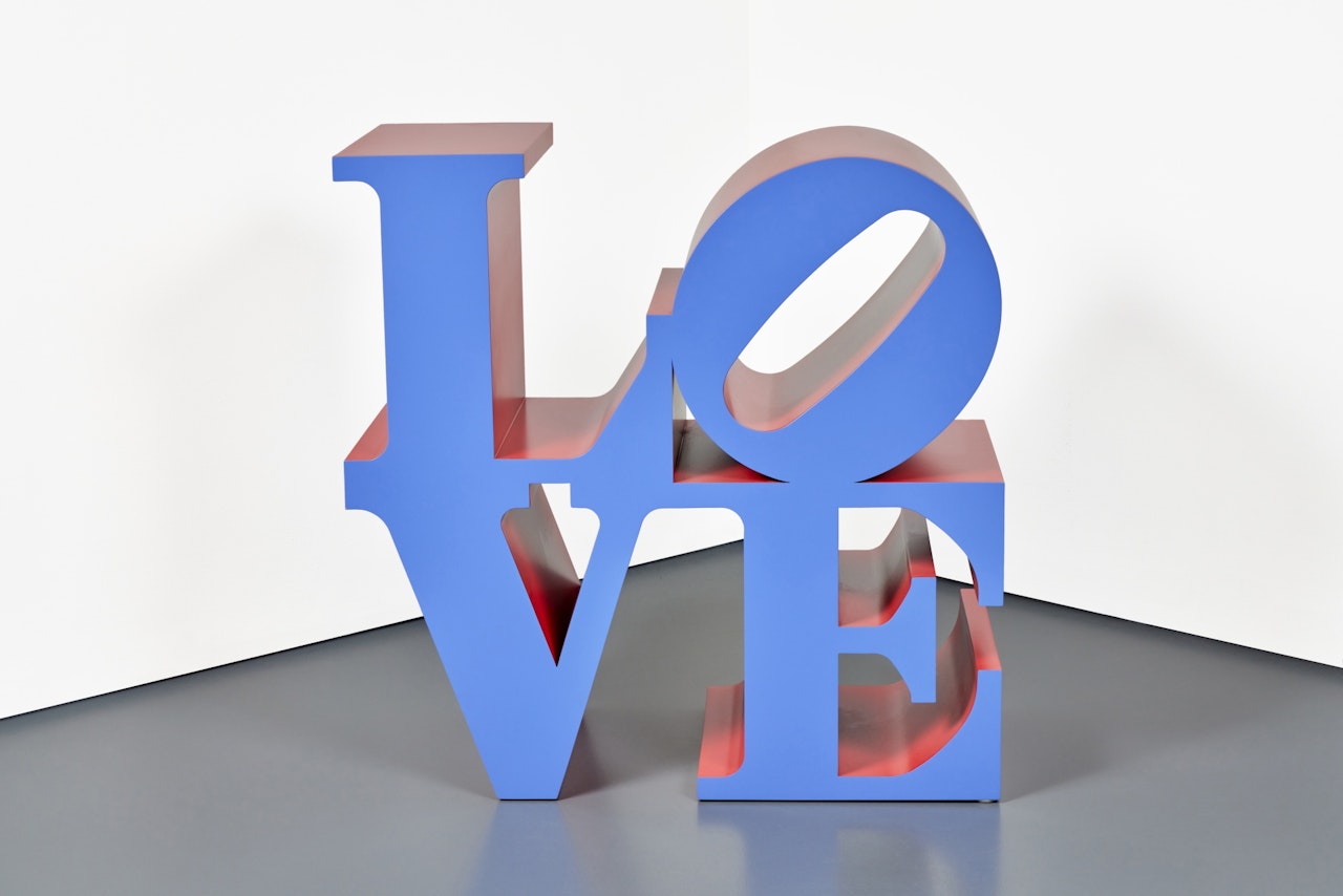 LOVE (Violet Faces Red Sides) by Robert Indiana
