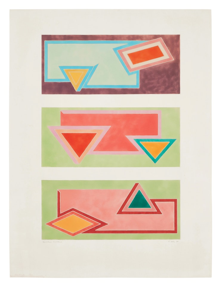 Triple Stack, Newport Beach by Frank Stella