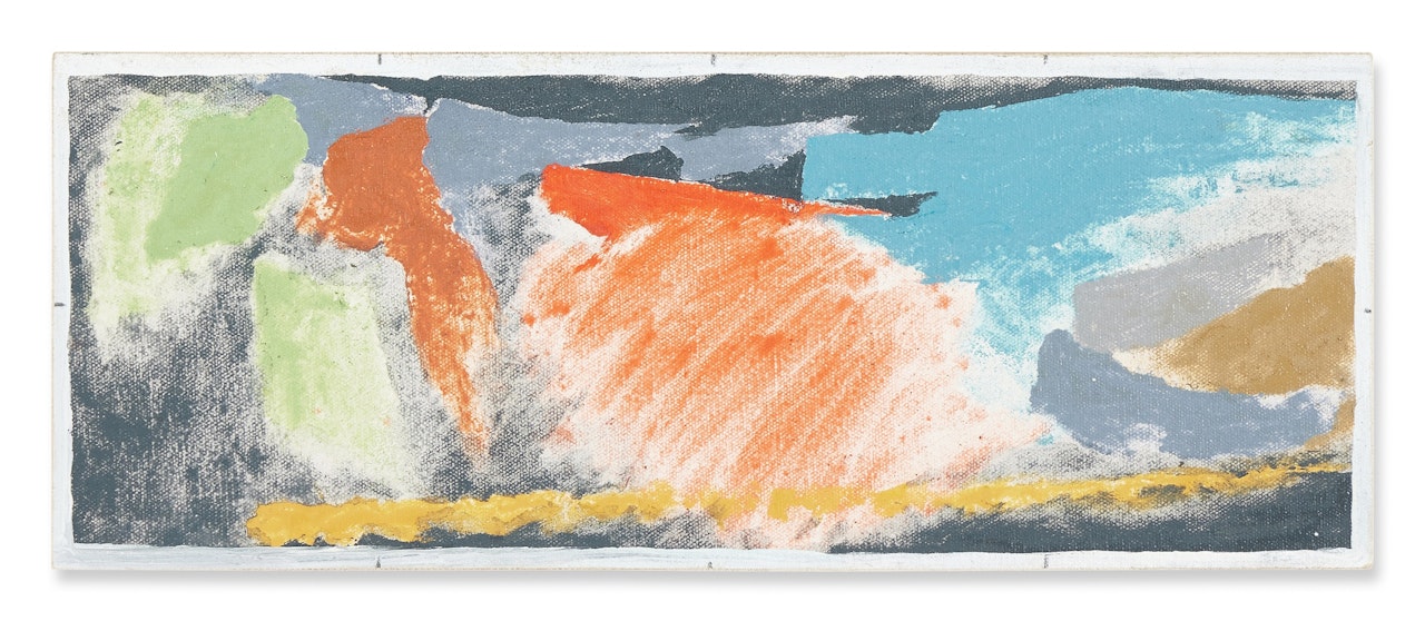 Hot Pursuit (sketch) by Friedel Dzubas