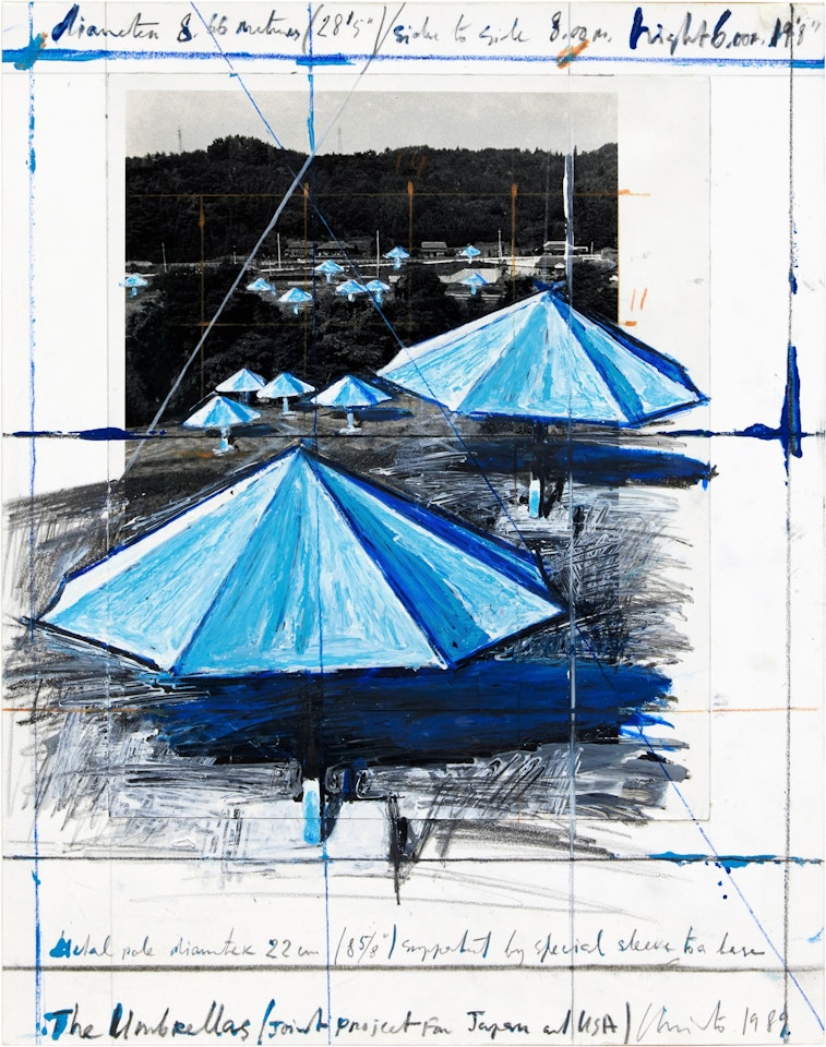 The Umbrellas: Joint Project for Japan and USA by Christo