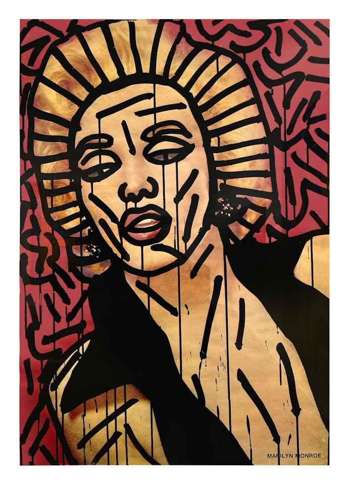 Untitled (Marilyn Monroe) by Keith Haring