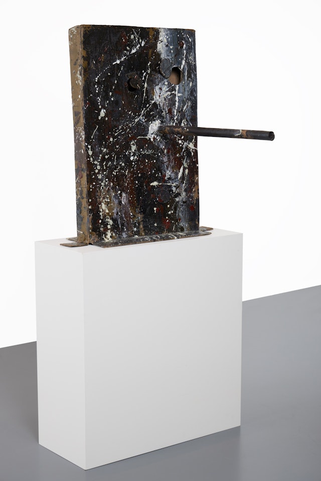 Untitled (Call Me Jackson Washed Black Brown Nose Morgan Mask M21.d) by Mark Grotjahn