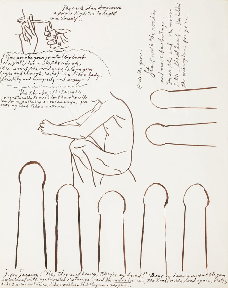 No Title (the rock star…) by Raymond Pettibon