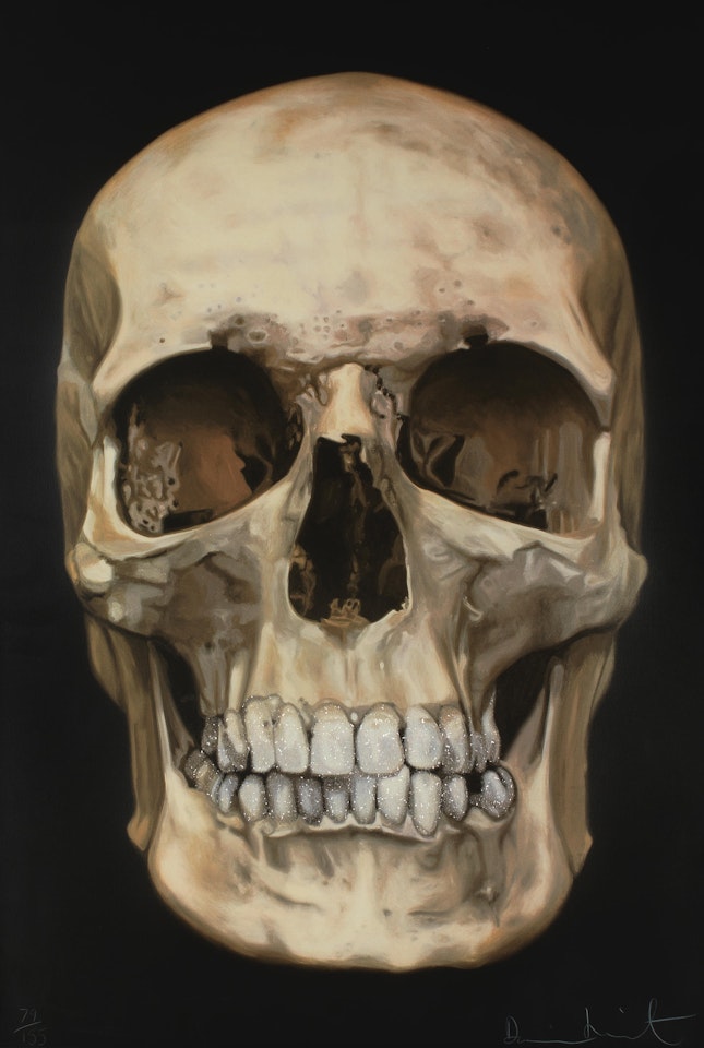 The Skull Beneath the Skin by Damien Hirst