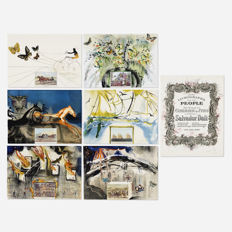 Currier & Ives as Interpreted by Salvador Dalí by Salvador Dali